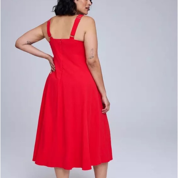 Belle Isle by Torrid Fit and Flare Midi dress size 20 NWT - Picture 2 of 10